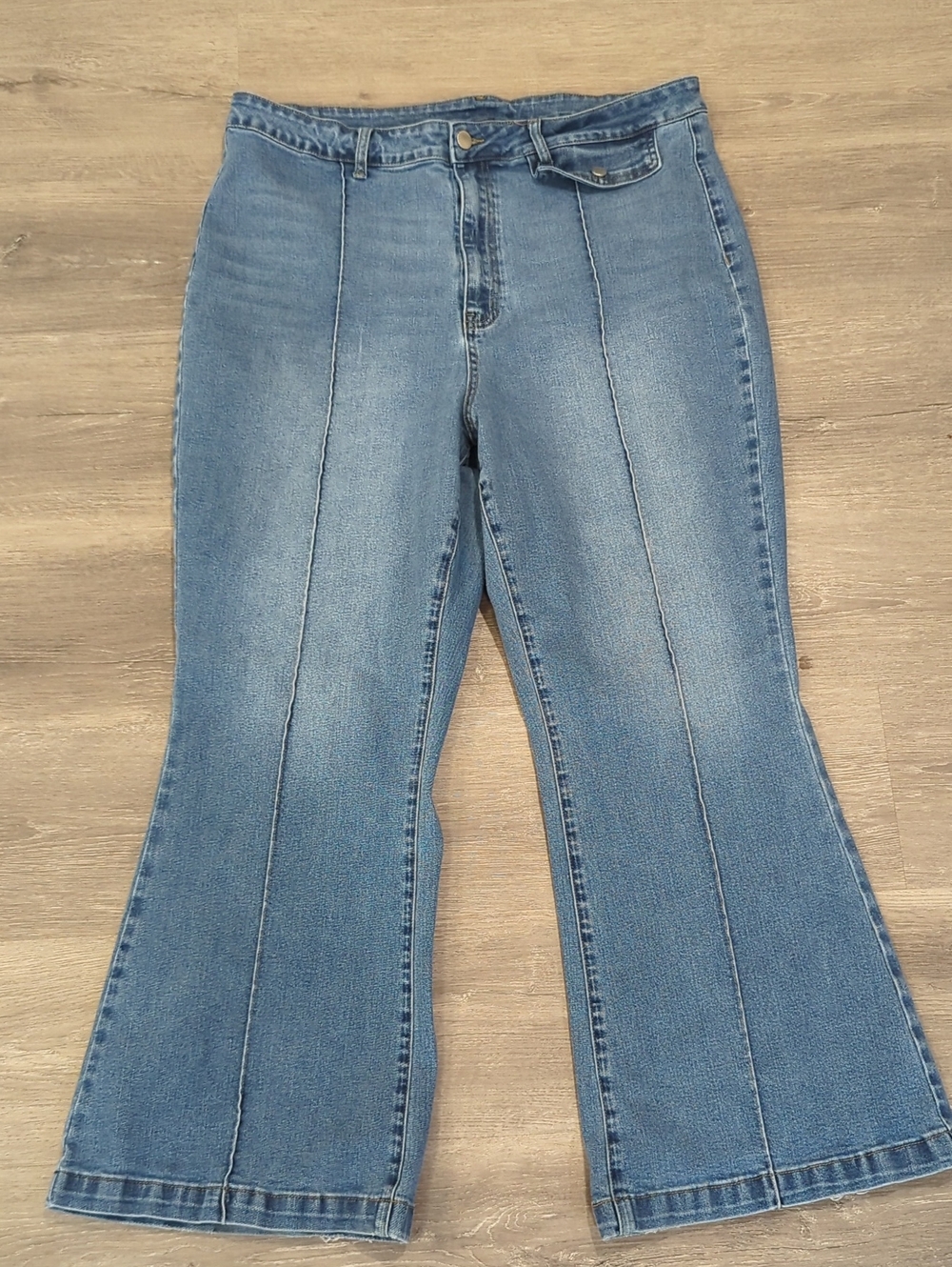 Women’s CIDER 2xl Blue High-Rise Flared Jeans